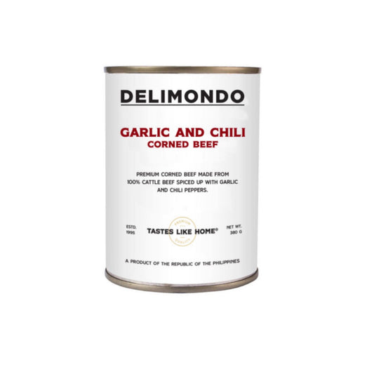 Delimondo Garlic and Chili Corned Beef, 380g